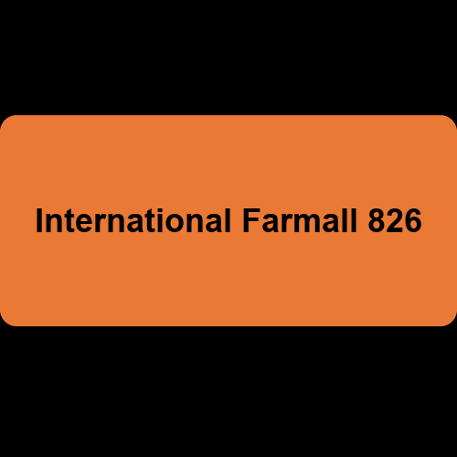 International Farmall 826